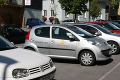 Fifty - avtomobil za izposojo v Langeggu/A: deljenje avtomobilov (carsharing) kot dolgoročno varovanje podnebja